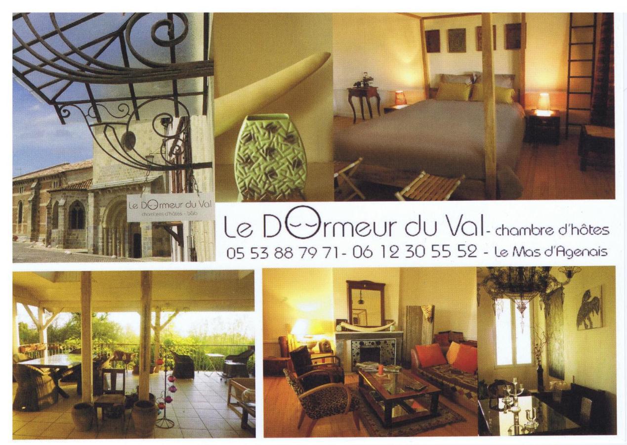 Le Dormeur Du Val Bed and Breakfast Le Mas-dʼAgenais Zewnętrze zdjęcie
